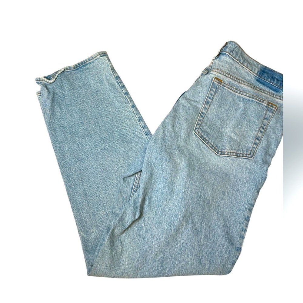 Abercrombie & Fitch The Straight Mid Rise Women Jeans size 30/10 Blue/ preloved - Picture 5 of 10